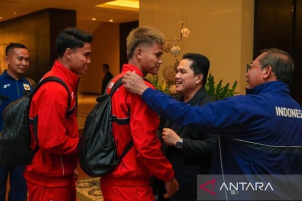 Ketua Umum PSSI Menghadiri Pelepasan Timnas Indonesia Menuju Australia